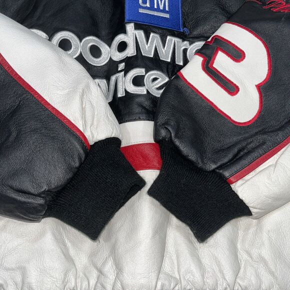 Dale Earnhardt Goodwrench Jeff Hamilton Leather‎ Jacket Coat Mens XL NASCAR - Picture 12 of 12